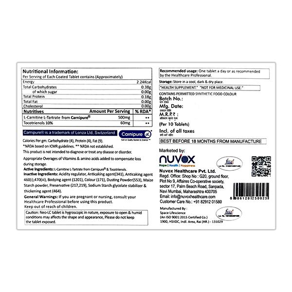NEO LC Tablet 10's - Supplements-Sup