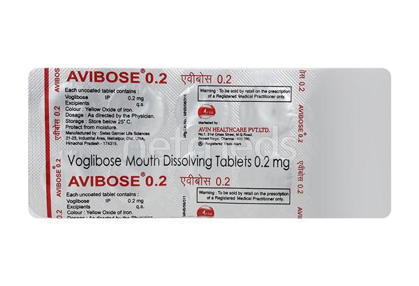 Avibose 0.2mg Tablet 10'S - Diabetes-Ant