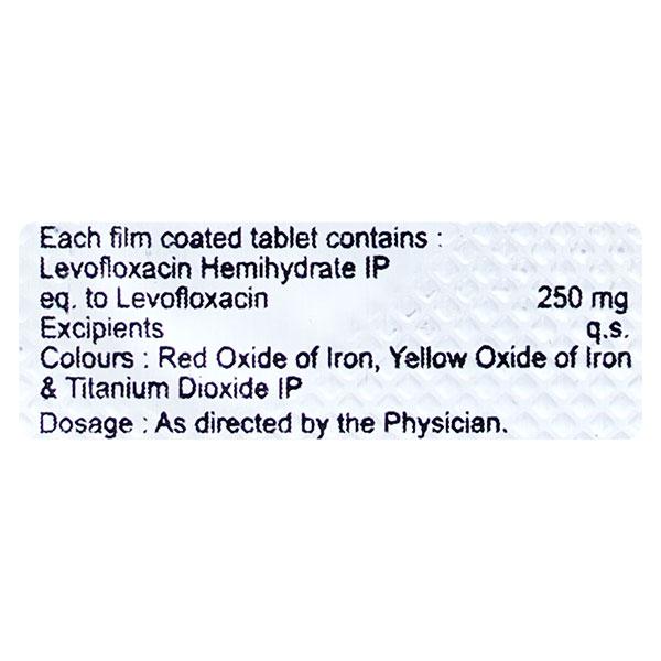 LEVOTAB 250 Tablet 5's - Bacterial Infections-Qui