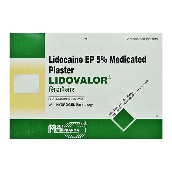 LIDOVALOR MEDICATED Plaster 2's - Anaesthesia - Local-Ana