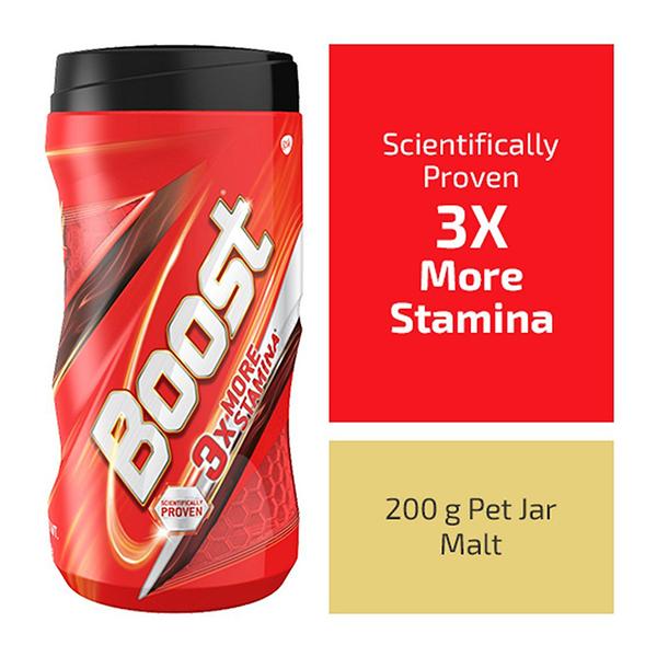 Netmeds | Boost 3X Stamina Powder 200 gm (Pet Jar)
