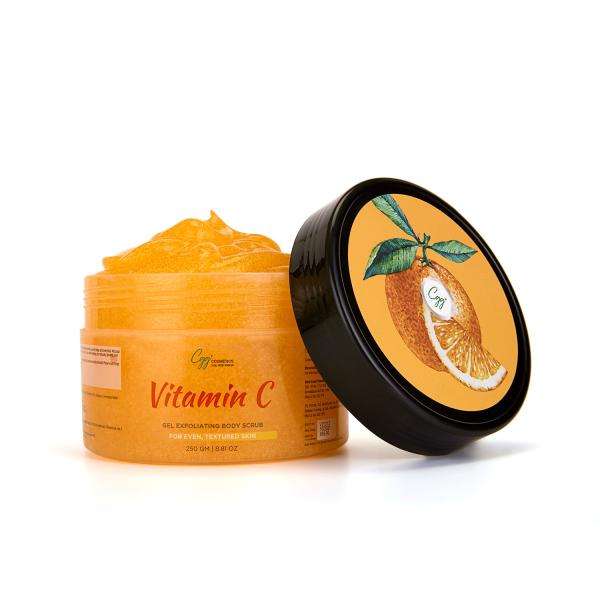 Netmeds | CGG Cosmetics Vitamin C Gel Exfoliating Body Scrub 250 gm