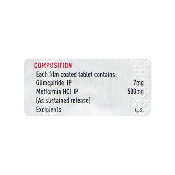 TRUEPRIDE 2mg Tablet 15's - Diabetes-Ant