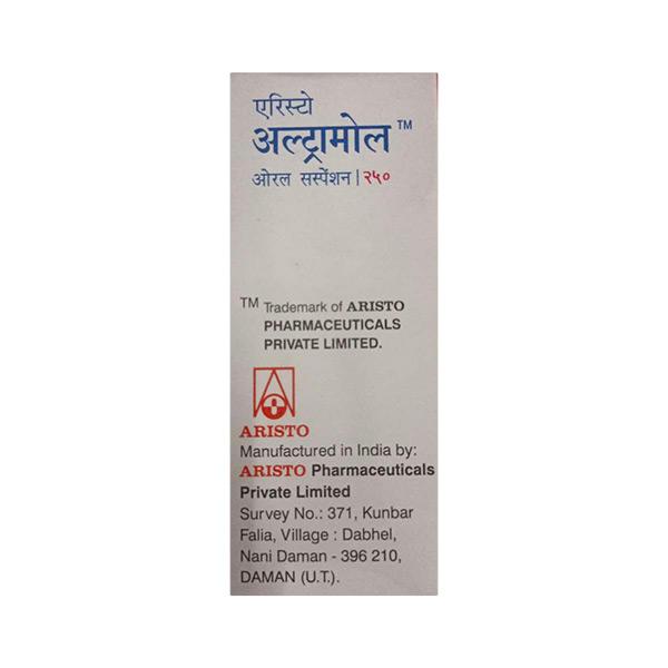 ULTRAMOL 250 Oral Suspension 60ml - Fever-Ana