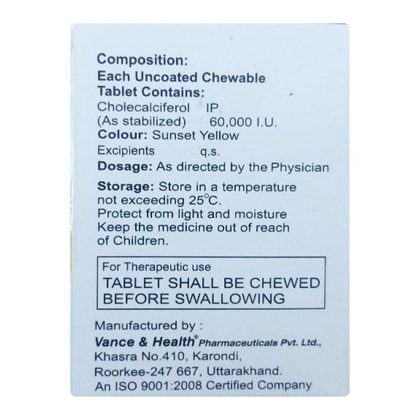 VANCE D3 Tablet 4's - Supplements-Vit