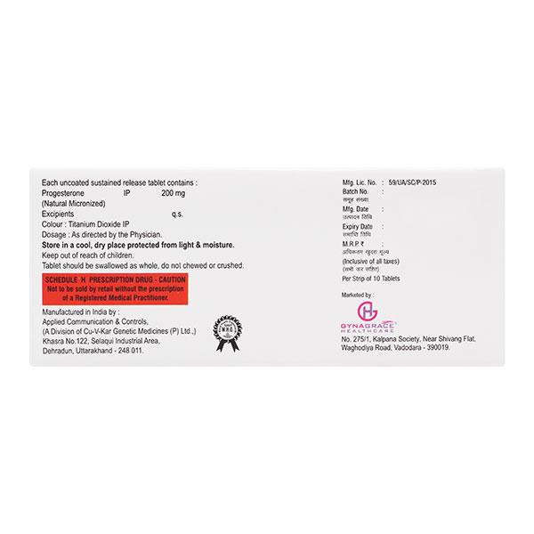 HERGEST SR 200 Tablet 10's - Hormonal Therapy-Oes