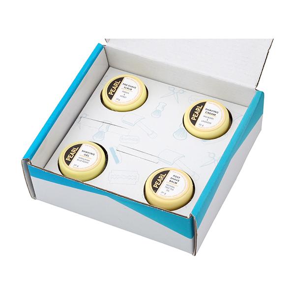 Netmeds | Pearl Shaving Combo (Pre-Shave Scrub + Cream + Gel + Post Shave Balm)