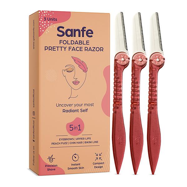 Netmeds | Sanfe Foldable Pretty Face Razor 3's