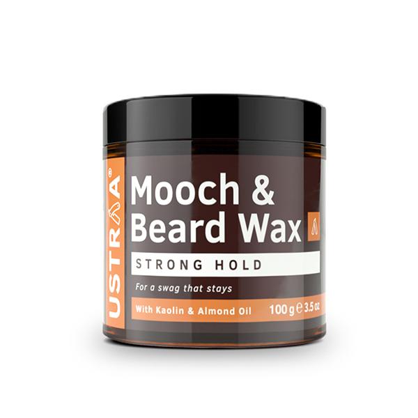 Ustraa Strong Hold Mooch & Beard Wax 100 gm - Beard Wax