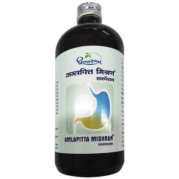 Dhootapapeshwar Amlapitta Mishran Suspension 450 ml - Speciality Medicines