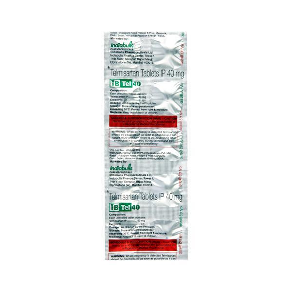 Ibtel 40mg Tablet 10'S - Hypertension-Ang