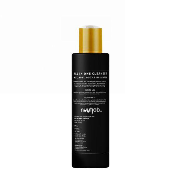 Nuutwash Activated Charcoal Intimate Wash 200 ml - Intimate Hygiene
