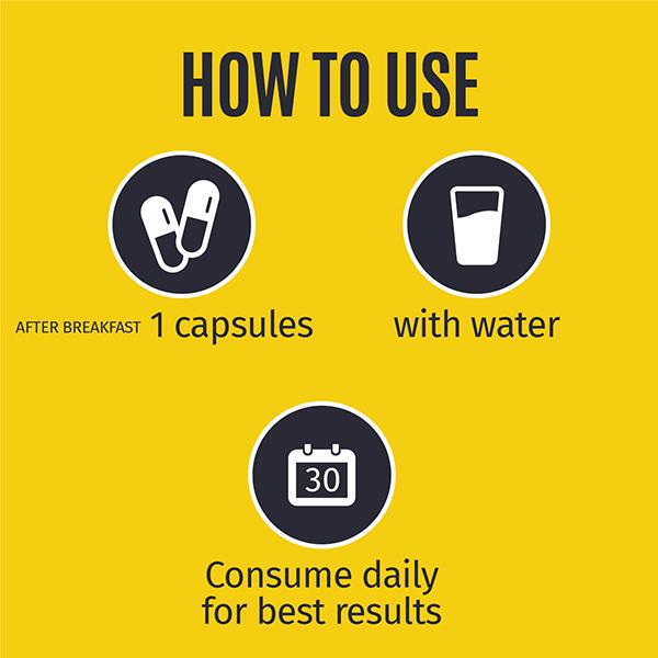 AADAR Power Build for Muscle Growth 500 mg Capsule 30's - General Health