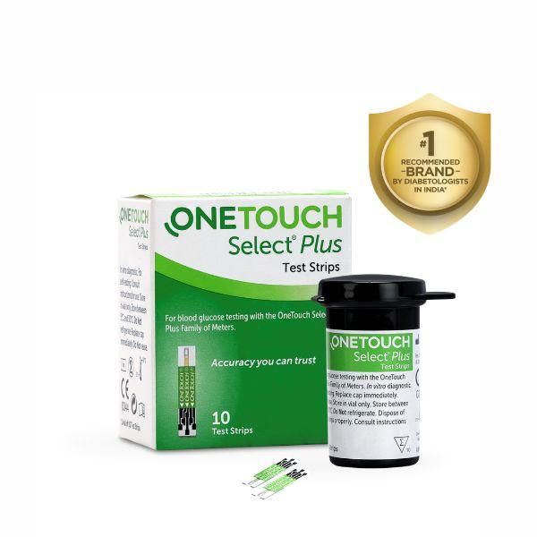 Netmeds | Onetouch Select Plus Test Strips 10's