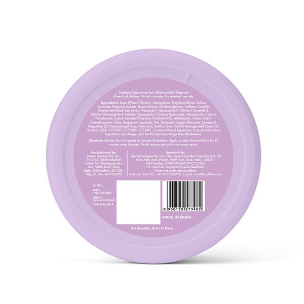Mcaffeine Black Tea Under Eye Patches, Collagen Peptide 15 Pairs 1's - Under Eye Creams & Serums