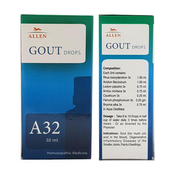 Netmeds | Allen A32 Gout Drops 30 ml