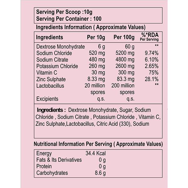 ElectroFizz Electrolyte Powder - Cherry 1 kg - Energy Drinks