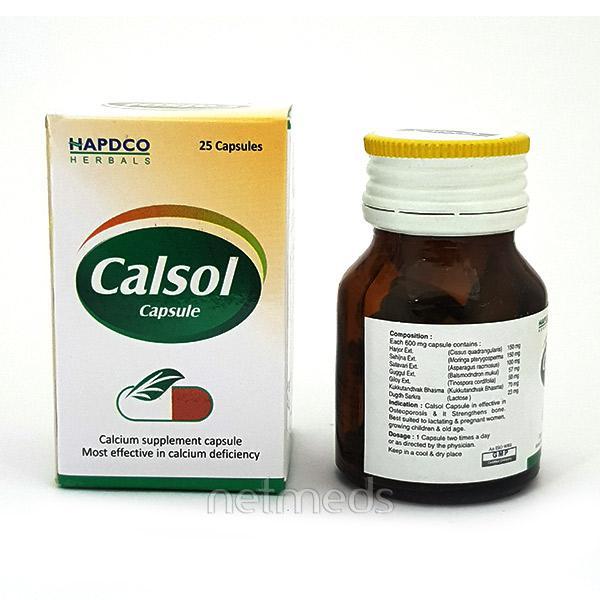 Hapdco Calsol Capsule 25's