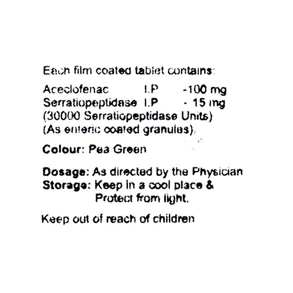 Doloral Tablet 10'S - Pain relief-Nsa