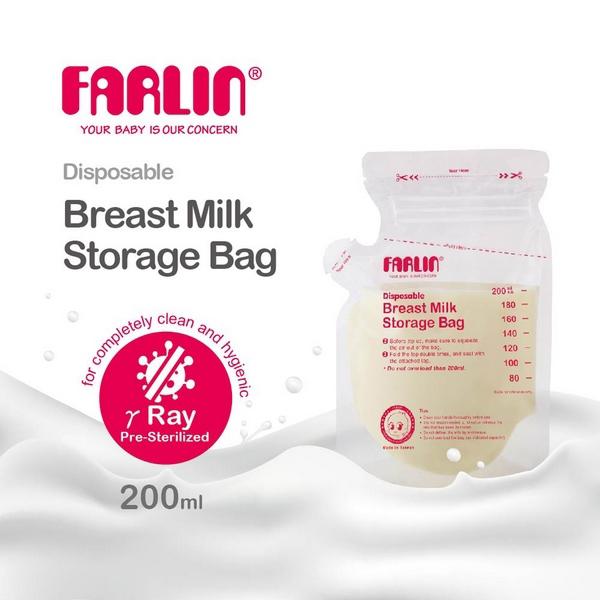 Farlin Disposable Breast Milk Storage Bag 200 ml - Feeding & Nursing