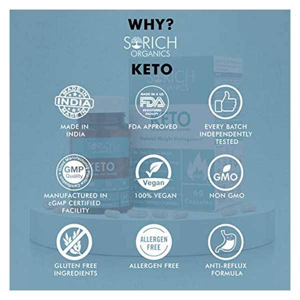 Sorich Organics Keto Capsule 60's - Herbal Dietary Supplement