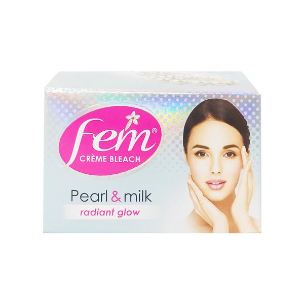 Netmeds | Fem Creme Bleach - Pearl & Milk 24 gm