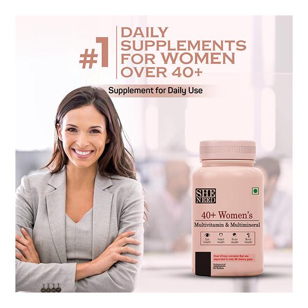She Need 40+ Women's Multivitamins & Multiminerals Tablet 60's - Multi-Vitamins