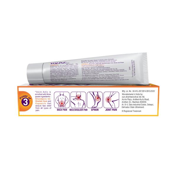 Volini Activ Pain Relief Gel 50 gm - Pain Relief (Ayush)