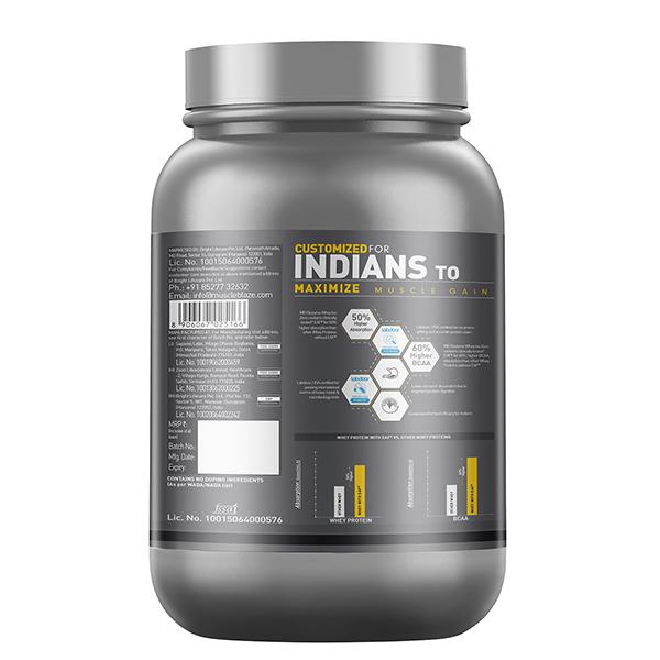 MuscleBlaze Biozyme Iso - Zero Low Carb Powder - Ice Cream Chocolate 1 kg - Nutritional Bars