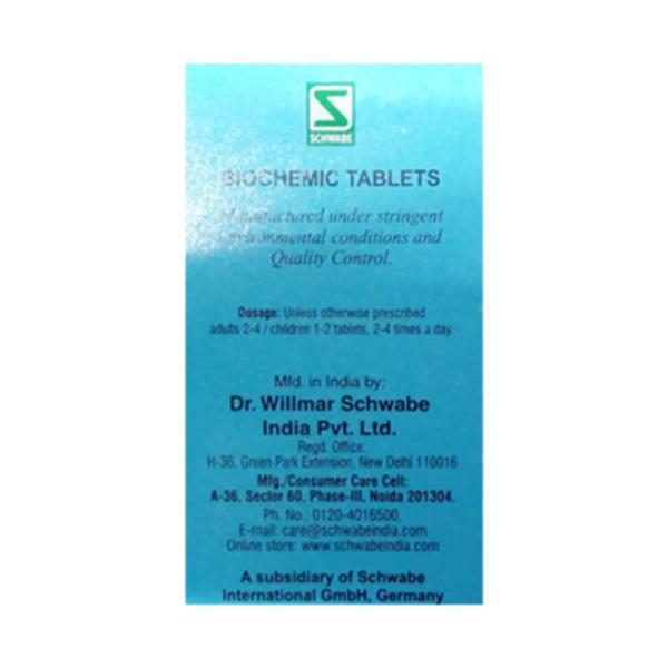 Dr. Willmar Schwabe Calcarea Fluorica 6X Tablet 25 mg - Bio-Chemic
