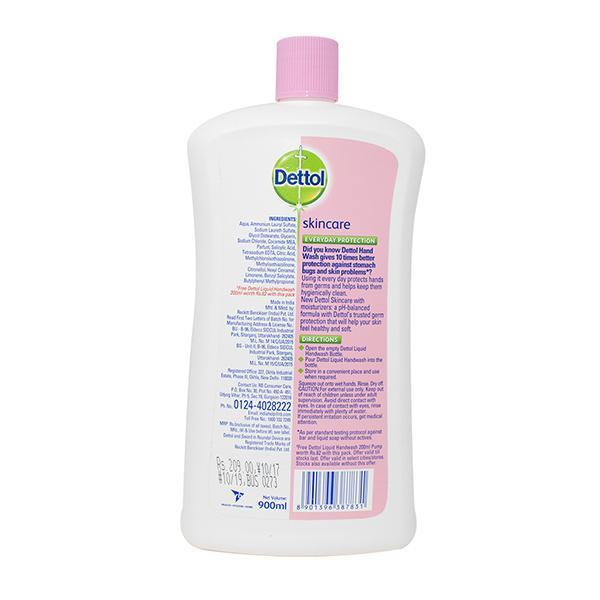 Dettol Handwash Combo Pack (Sensitive 900 ml + Original 200 ml) - Hand Wash & Soaps