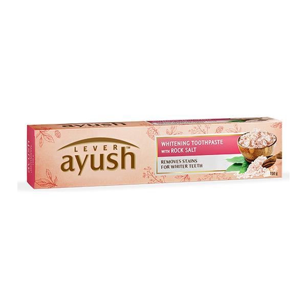 Lever Ayush Whitening Rock Salt Toothpaste 150 gm - Toothpaste