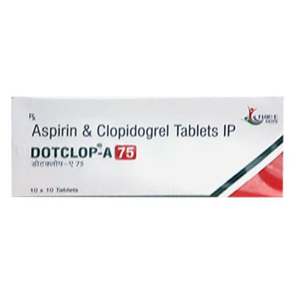 DOTCLOP A 75/75mg Tablet 10's - Blood Clot-Ant