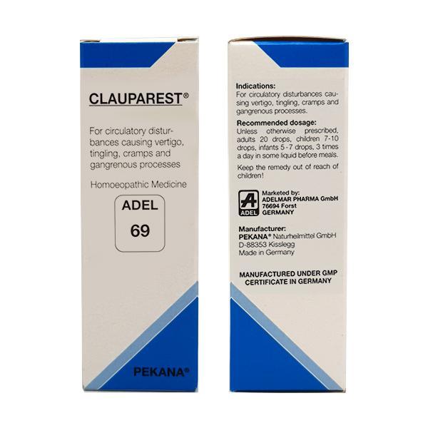 Adel 69 Clauparest Drops 20 ml - Homeopathic Drops