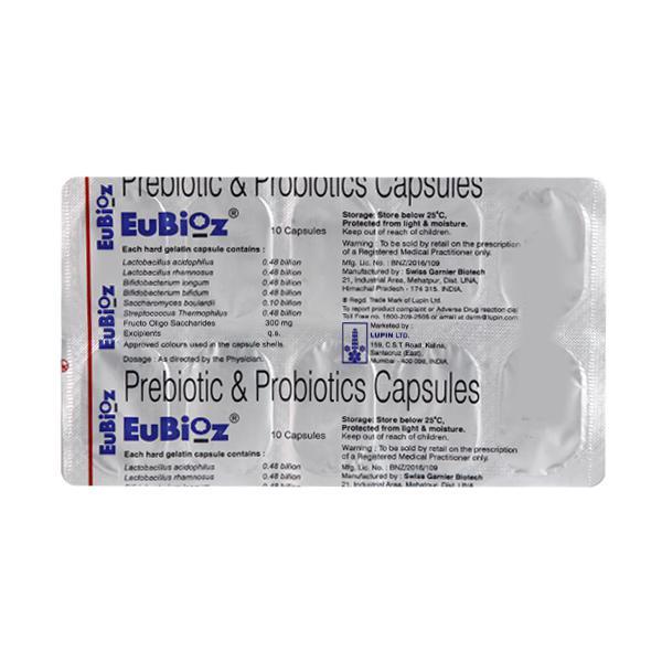 Eubioz Capsule 10'S - Diarrhoea-Ant