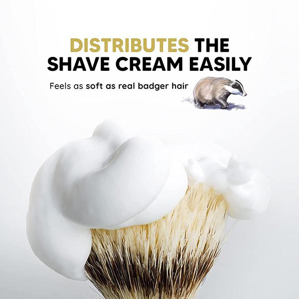 LetsShave Shaving Brush - Black - Shavers