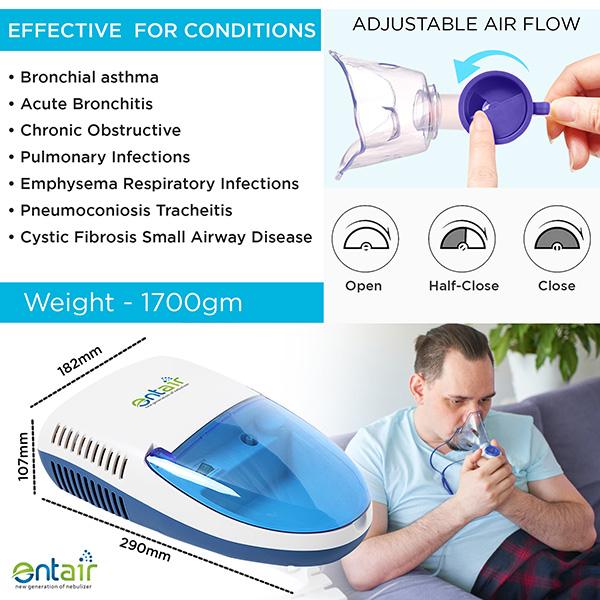 Entair Compressor Nebulizer (JK17) - Nebulizers / Vaporizer