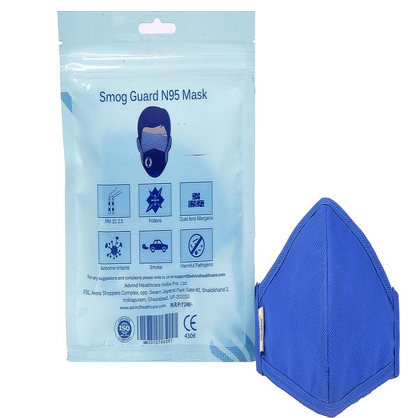 Advind Smog Guard N95 For 3-5 Years Kids Face Mask (XS) - Blue 1's - Face Mask