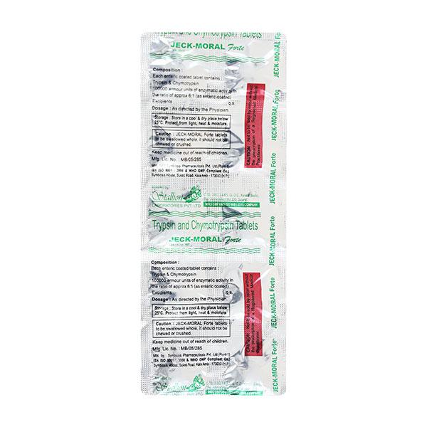 JECK MORAL FORTE Tablet 10's - Pain relief-Ant