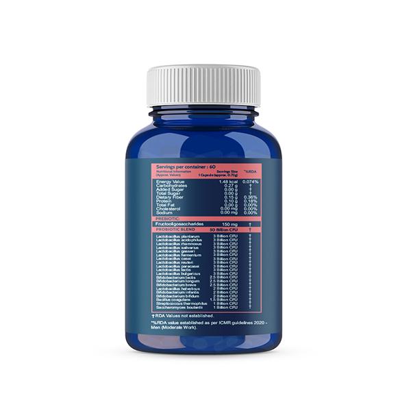 CF Probiotics 50 Billion+ Veg Capsule 60's - Digestive Health