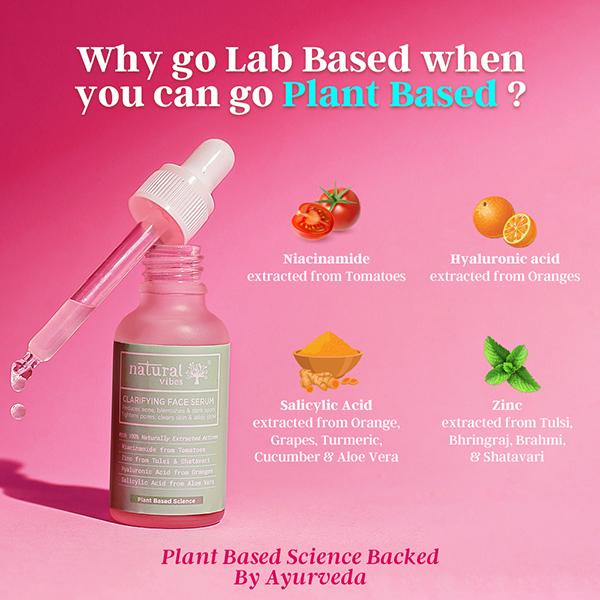 Natural Vibes Clarifying Face Serum 30 ml - Face Serum