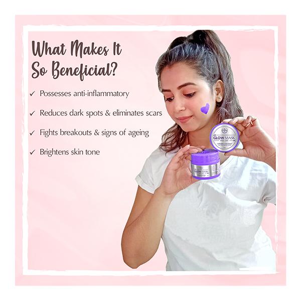 The Beauty Co. Peel Off Glow Face Mask - Lavender & Chamomile 100 gm - Masks & Peels