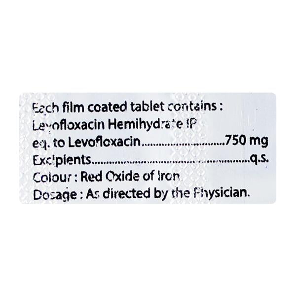 BENLEVO 750mg Tablet 10's - Bacterial Infections-Qui