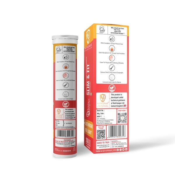 Nutrileague Slim & Fit Effervescent Tablet 20's - Multi-Vitamins