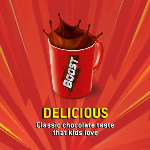 Boost 3x Stamina Powder 500 gm (Refill Pack) - Kids Nutrition