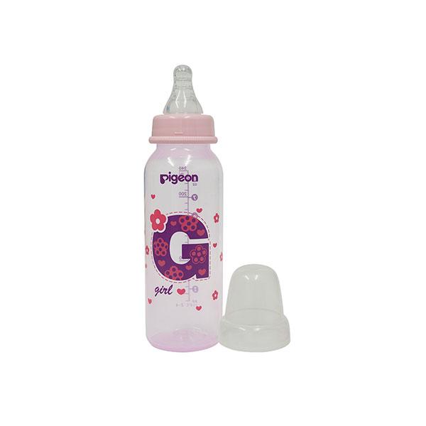 Pigeon Flexible 4+ Months PP Feeding Bottle - Pink 240 ml - Feeding & Nursing