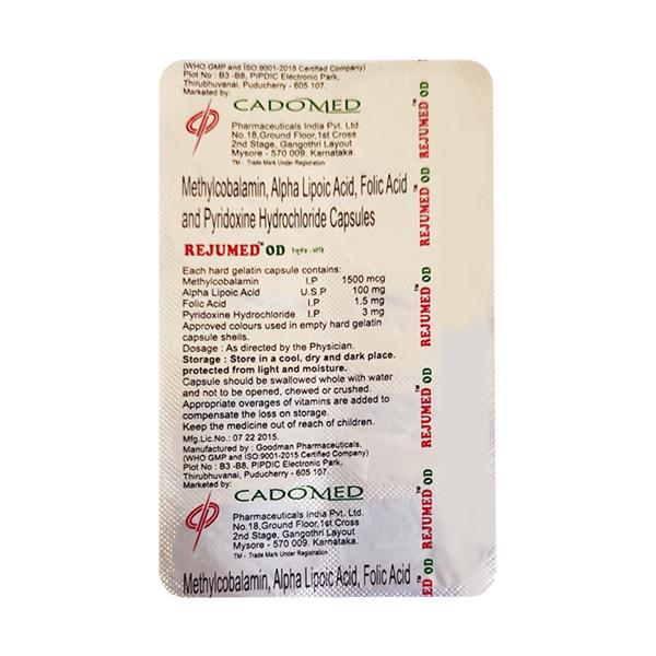 Rejumed OD Capsule 10'S - Supplements-Vam