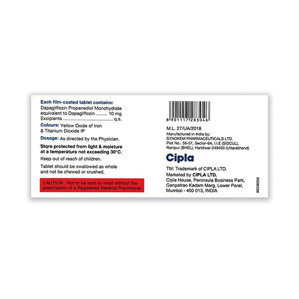 CIPDAPLA 10 Tablet 10's - Diabetes-Ant