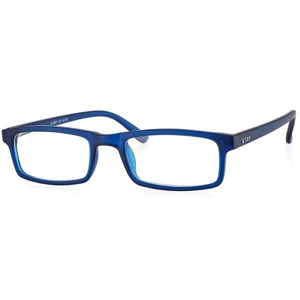 Klar Eye Rectangle Full Rim K-3021 Reading Glass - Blue  (Optical Power +1.25) - Men Eyeglasses