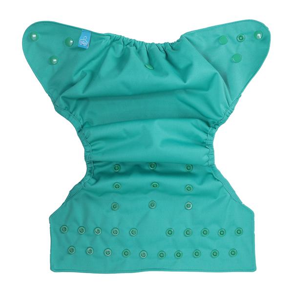 Bumberry Reusable Diaper Cover with 1 Wet Free Insert - Blue Green - Diapers & Wipes